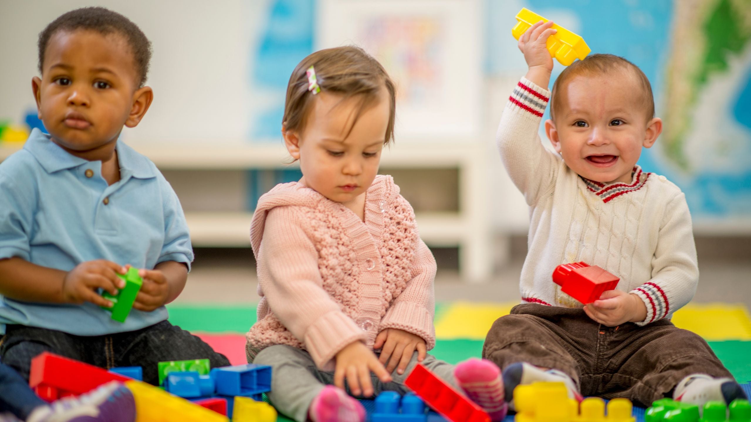 Group of preschool students engaged in a creative learning activity at Creative Learners Academy