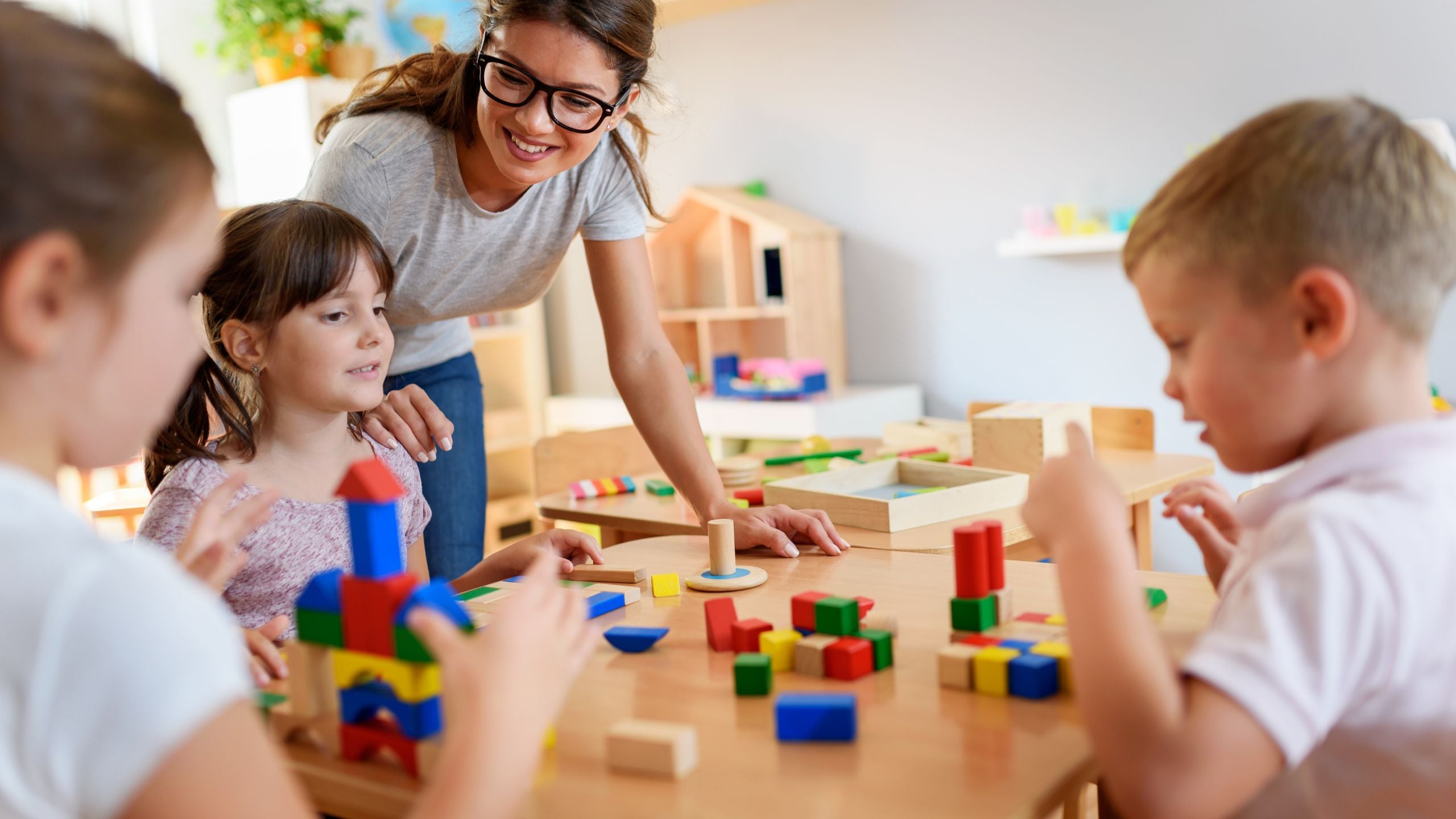 Group of preschool students engaged in a creative learning activity at Creative Learners Academy
